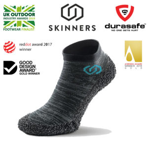 SKINNERS Socks Shoes Metal Grey