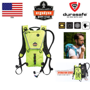 ERGODYNE 5156 3Liter Premium Low Profile Hydration Pack Lime