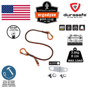 ERGODYNE 3196 Grinder Tool Tethering Kit - 8lbs / 3.6kg