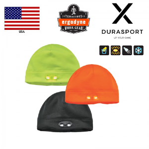 ERGODYNE N-Ferno 6804 Skull Cap Beanie Hat w/LED Lights