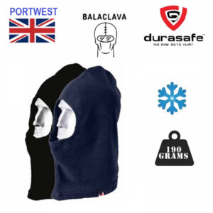 PORTWEST Winter Thermal Fleece Balaclava CS20 100% Polyester Anti-Pill Finish 190g