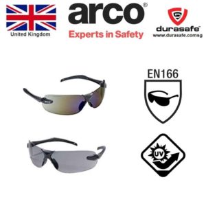 ARCO 3G1700 Arco Demon Safety Glasses with Blue Mirror Lenses