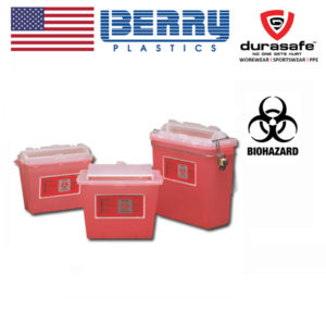 BERRY 175 030 Bemis® Sharps Disposal Systems: 5 Quart Sharpsentinel Container
