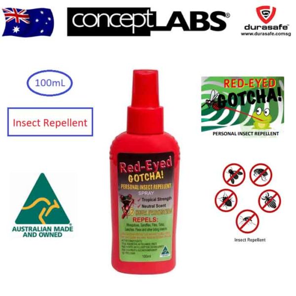 CONCEPT LABS REG100P RedEyed Gotcha® Insect Repellent 100mL Pump