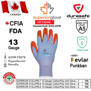 SUPERIOR S10LXPB Dexterity® 10-Gauge Cotton/Poly Knit Glove