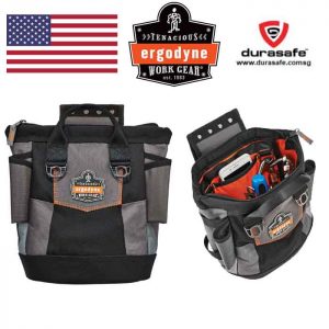 ERGODYNE Arsenal 5517 Topped Tool Pouch with Snapped Hinged Zipper Closure