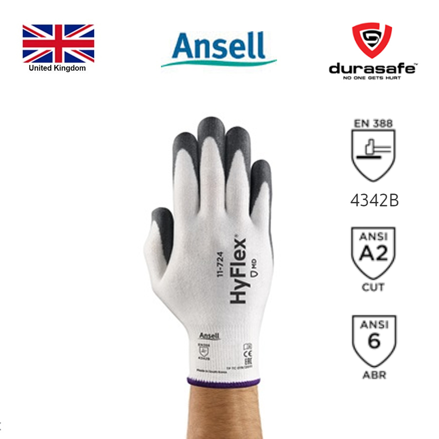 ANSELL 11724 HyFlex Gloves Durasafe Shop