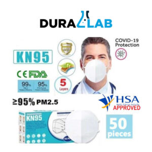 DURALAB ZH-N01 KN95 CE FDA Foldable Particulate Respirator Face Mask (50pcs/box)