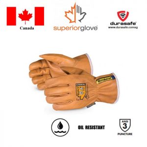 SUPERIOR 378GOBDTK Endura® Deluxe Winter Goat-Grain Driver with WaterStop™/Oilbloc™ Thinsulate™ Liner -30°C Size M