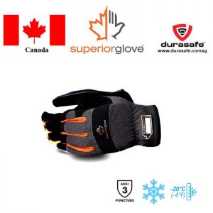 SUPERIOR MXPLFLE ClutchGear® Black Synthetic Leather Winter Mechanics Glove -20°C/-4°F Size L