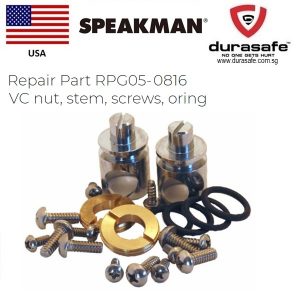 SPEAKMAN Repair Part RPG05-0816 VC nut, stem, screws, oring, USA