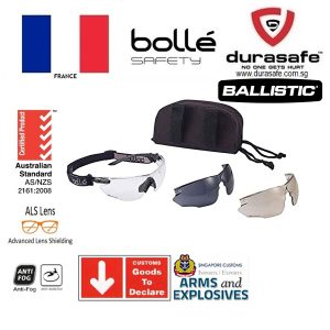 BOLLE COMBKITN Combat Black Frame with 3x Len