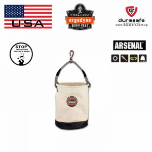 ERGODYNE Arsenal 5740 Leather Bottom Bucket-Swivel