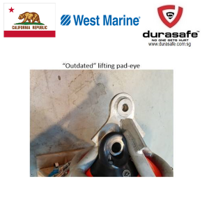 WESTMARINE 29104 Compensator 3 meter for 3 meter lifting sling "outdated"