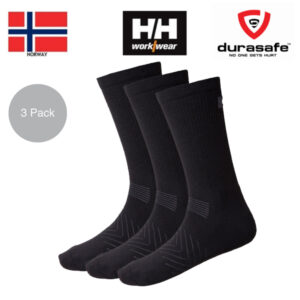 HELLY HANSEN 79646 Manchester Sock Black, Pack of 3