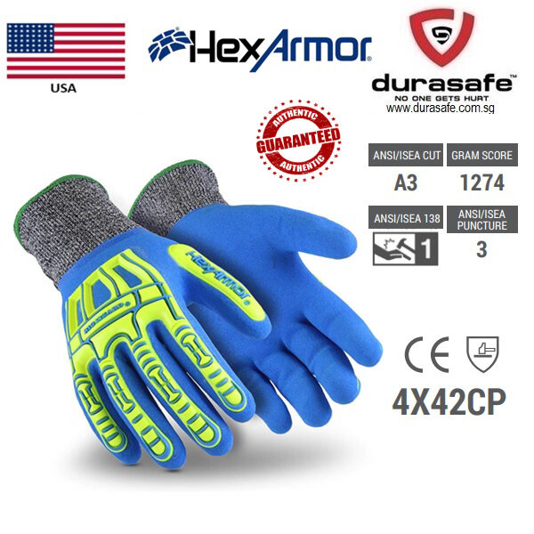 HEXARMOR 7102 Rig Lizard® Fluid Safety Gloves - PT DURASAFE Workwear ...