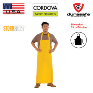 CORDOVA RA35Y Apron, StormFront, PVC/Polyester