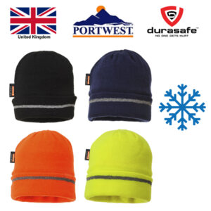 PORTWEST B023 Knitted Hat Reflective Trim