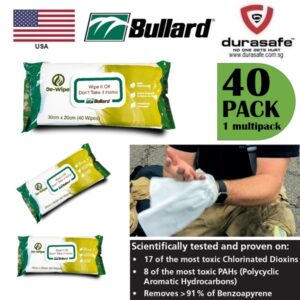 BULLARD DW403020 The Better After Fire Wipe for First Responders 40 Pack (1 multi-pack)