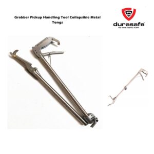 Grabber Pickup Handling Tool Collapsible Metal Tongs