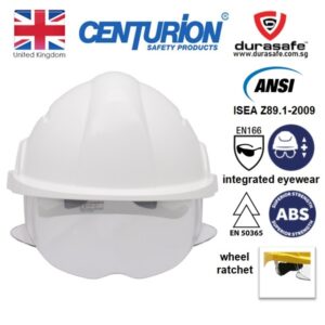 CENTURION S10PLUSEWRL Vision Secure Plus Non Vented Ratchet - White
