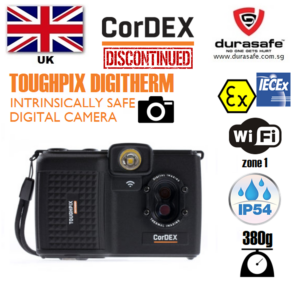 CORDEX TP3EX ToughPIX EXTREME ATEX and IECEx Certified Intrinsically Safe Digital Camera