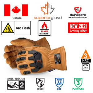 SUPERIOR 378GOBBFC Enduras Oilbloc Goat Grain Arc Flash gloves