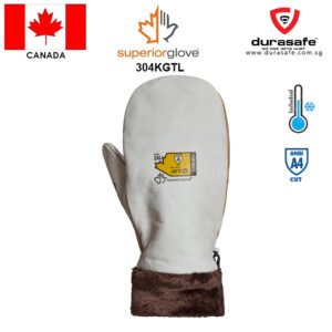 SUPERIOR 304KGTL Endura Kevlar-Lined Winter Goat-Grain Mitt - L