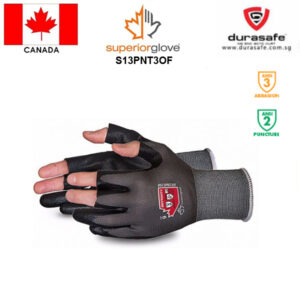 SUPERIOR S13PNT3OF Dexterity Three-Open Finger Glove