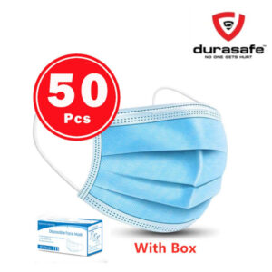 Disposable 3 PLY Adult Blue Facemasks CE FDA Registered- 50pcs with box (Non-Returnable)