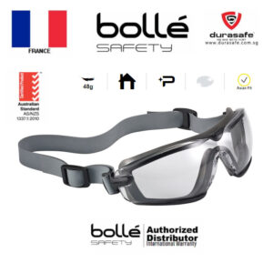 BOLLE 1667001 Cobra Safety Googles Clear Len