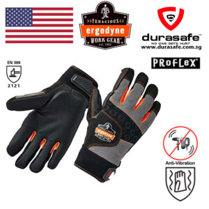 ERGODYNE 9002 ProFlex Full-Finger Anti-Vibration Glove Size L
