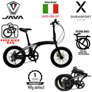 JAVA Zelo folding bike Red