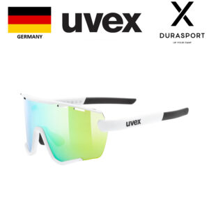 S5330048816 Uvex Sportstyle 236 Set Eyewear Mirror Green Len, White Frame