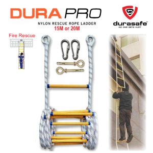 Fire Rescue Ladder Rope- for emergency fire escape and aerial work safety response 15m or 20m