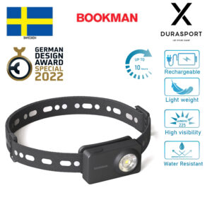 BOOKMAN Monocle Lightweight Rechargeable Headlamp Black