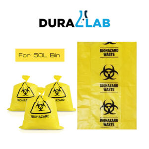 DURALAB Biohazard WasteBag 30pcs For 50L - Yellow