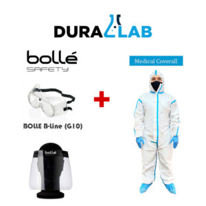 DURALAB Safety Kit (Disposable Coverall / Goggles / Face shield)