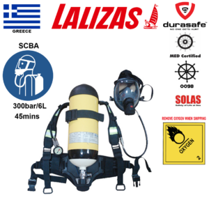 LALIZAS 71327 Self Contained Breathing Apparatus (SCBA) SOLAS/MED 6L 300bar