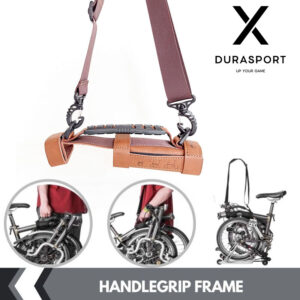 DURASPORT Folding Bike carrying handgrip Brown
