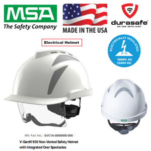 MSA V-Gard® 930 Non-Vented Helmet with Integrated Over Spectacles