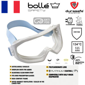 BOLLE SUPERBLAST 3 AUTOCLAVE GOGGLE CLEAR LENS