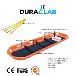 DURALAB YXH-6A Basket Stretcher with Straps