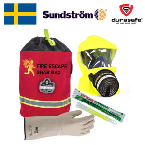 SUNDSTROM SR 77-3 Emergency Escape Hood Respirator Grab Bag