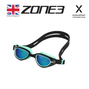ZONE3 AQUAHERO Kids Black/Green Goggle Green Mirror Revo Lens
