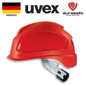 UVEX 9770331 Pheos E-S-WR Safety Helmet Ratchet Suspension Red