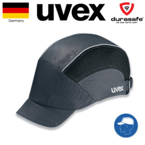 UVEX 9794311 U-Cap Premium Impact Baseball Cap Short Brim Grey Universal Size