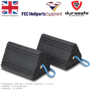 FEC HW1004 Heavy Duty Rubber Wheel Chocks