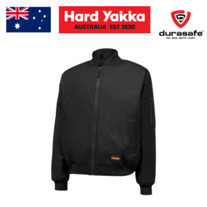 HARD YAKKA Y06680 Bomber Jacket Black