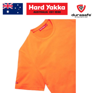 HARD YAKKA Y19575 3056 Short Sleeve Neon Tee